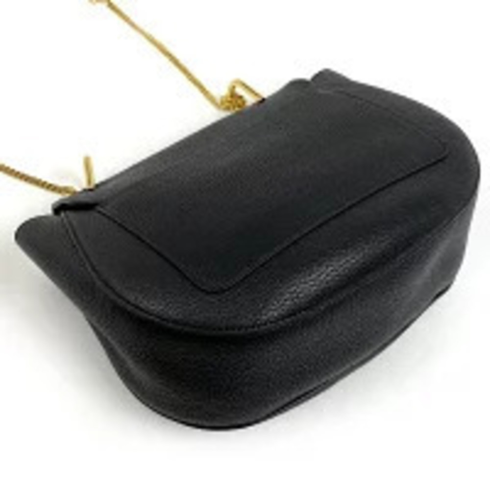 Chloe Drew Black Bag Leather Chain Shoulder Black